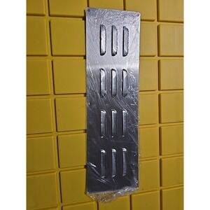 Stainless Steel BBQ Grill Air Vent - 15" x 4 1/2" Shed, Pit, Smoker, kitchen etc